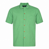 Men’s Cuban Green Seersucker Stripe