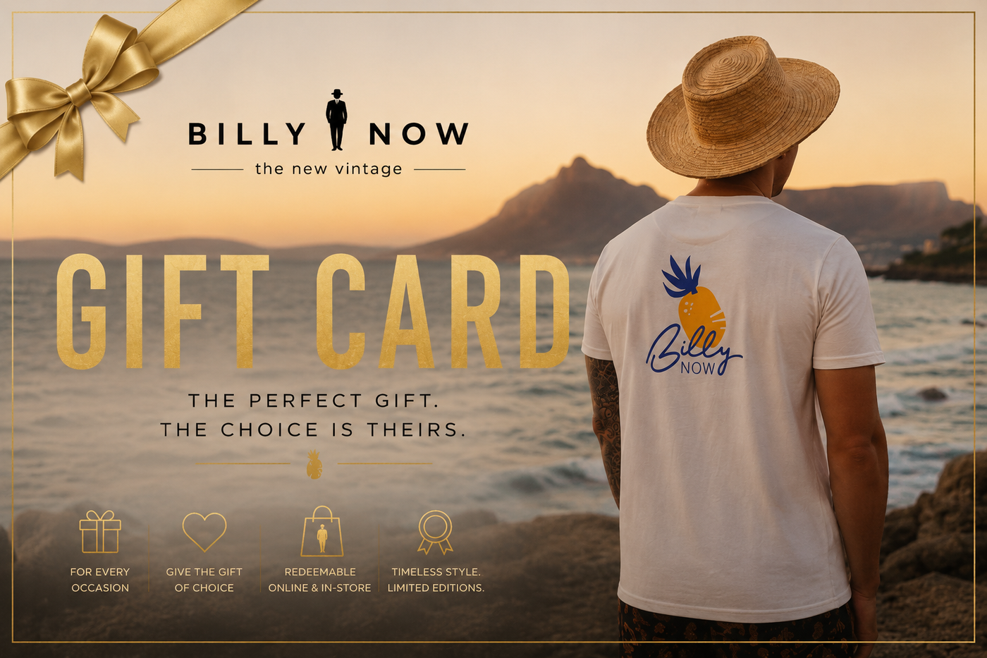 Billy Now Gift Card digital gift card