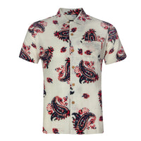 Men's Classic Paisley Print Cuban