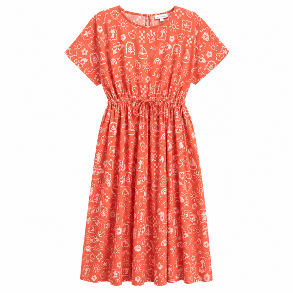 Ladies Sogo Dress Coral Beach