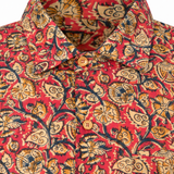 Men's Cuban Red Bohemian Paisley