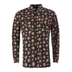 Men's Classic Floral Print Long Sleeve Shirt