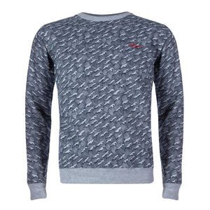Sweatshirt in Hokusai Wave Print