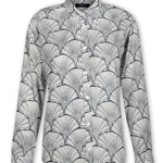 LadiesAnnieShirt-NavyGingko-Button_NaturalRivershell-BillyNow