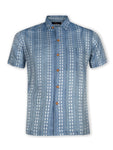 Men_s_Cuban_-_Blue_Stripe_Flower_Embroidery_Jacquard