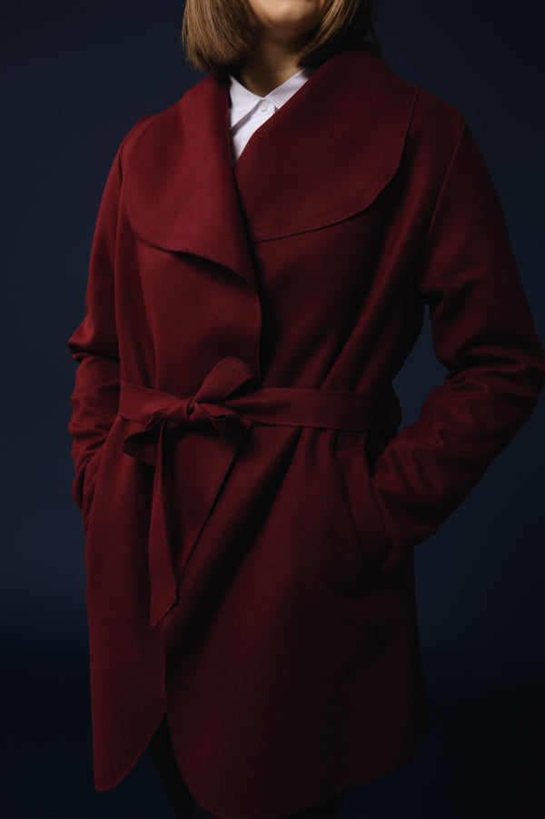 Ladies Montmartre Maroon