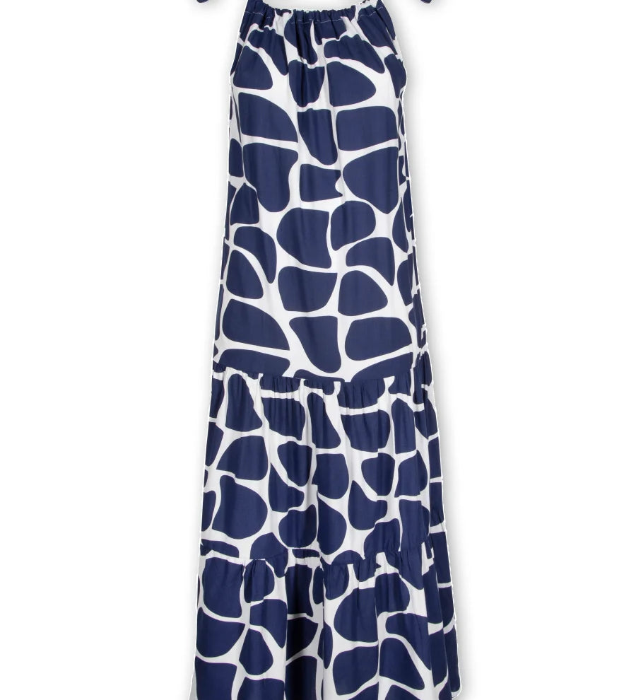 TieredDress-NavyPebbles_BillyNowProductShot