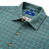 Men's Cuban Blue/Orange Check