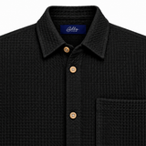 Men's Boxer Black Waffle