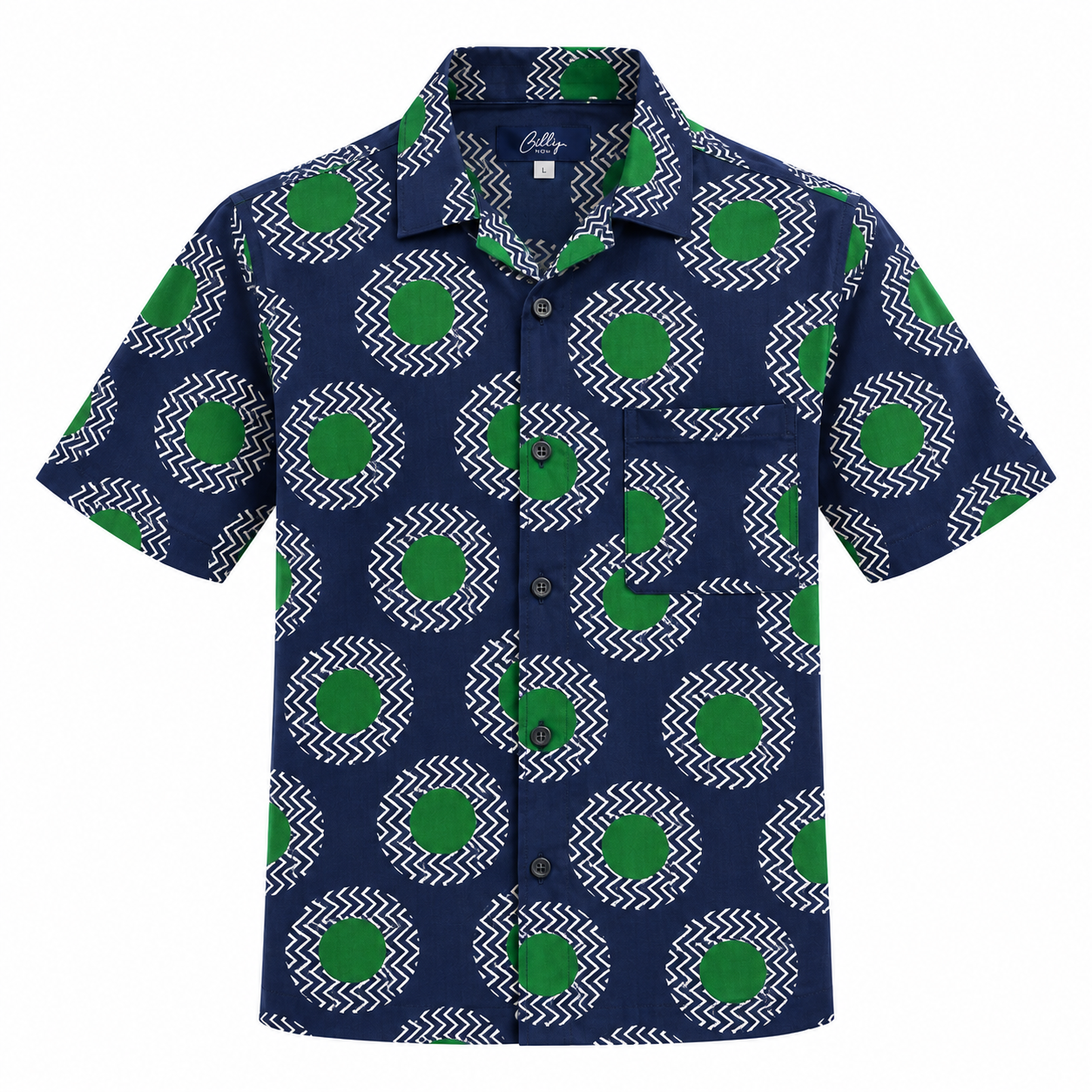 Men's Cuban Olive Grove short sleeve Cuban shirt