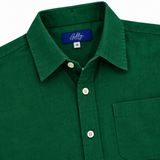 Men's Exodus Emerald Linen long sleeve shirt, photo 2