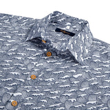 Men's Hokusai Wave Exodus Long Sleeve Shirt