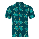 Men's Cuban-Turquoise Turtle