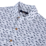Men Cuban- Navy Tiny Shark