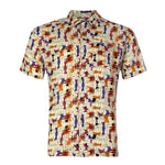 Men's Colourful Cartoon Cuban Shirt