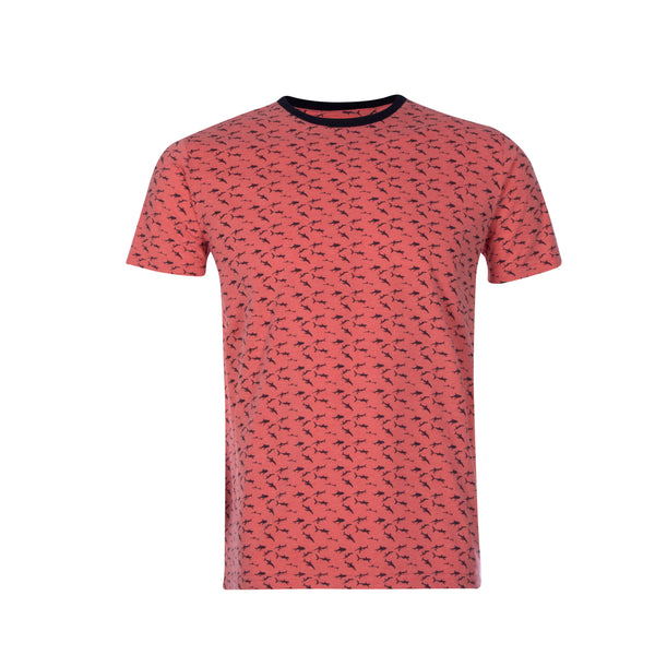 Coral Shark Print T-shirt