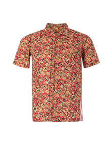 Men's Cuban-Red Bohemian Paisley